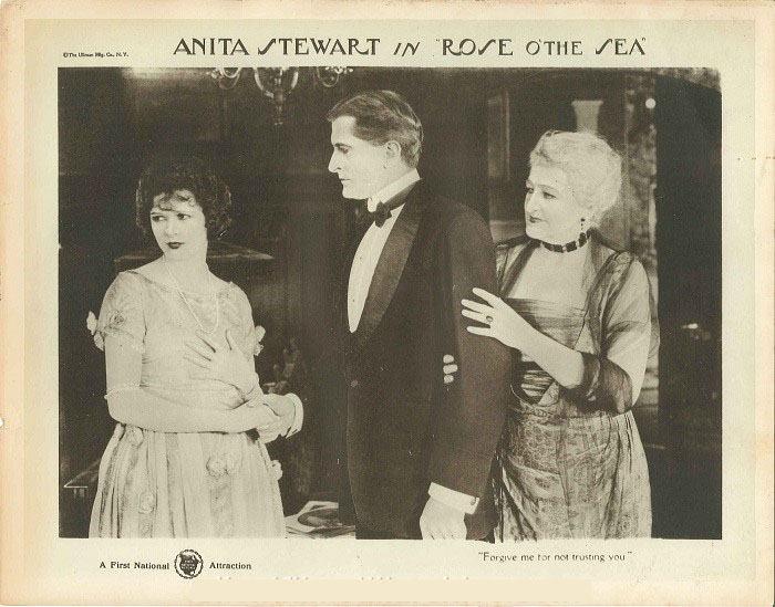 Kate Lester, J.P. Lockney, and Anita Stewart in Rose o' the Sea (1922)