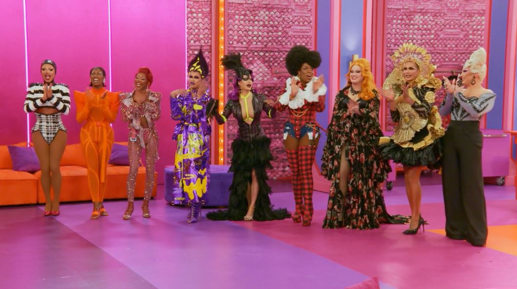 Jaida Essence Hall, Sutan Amrull, David Petruschin, Jinkx Monsoon, Jaren Merrell, Monét X Change, James Lee Williams, Ryan A. Taylor, and Jovan Bridges in Legends (2022)