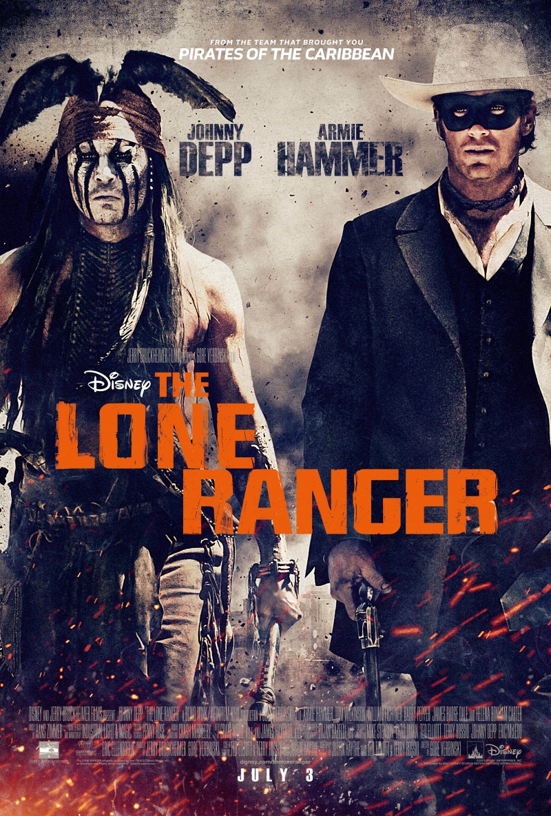 Johnny Depp and Armie Hammer in The Lone Ranger (2013)