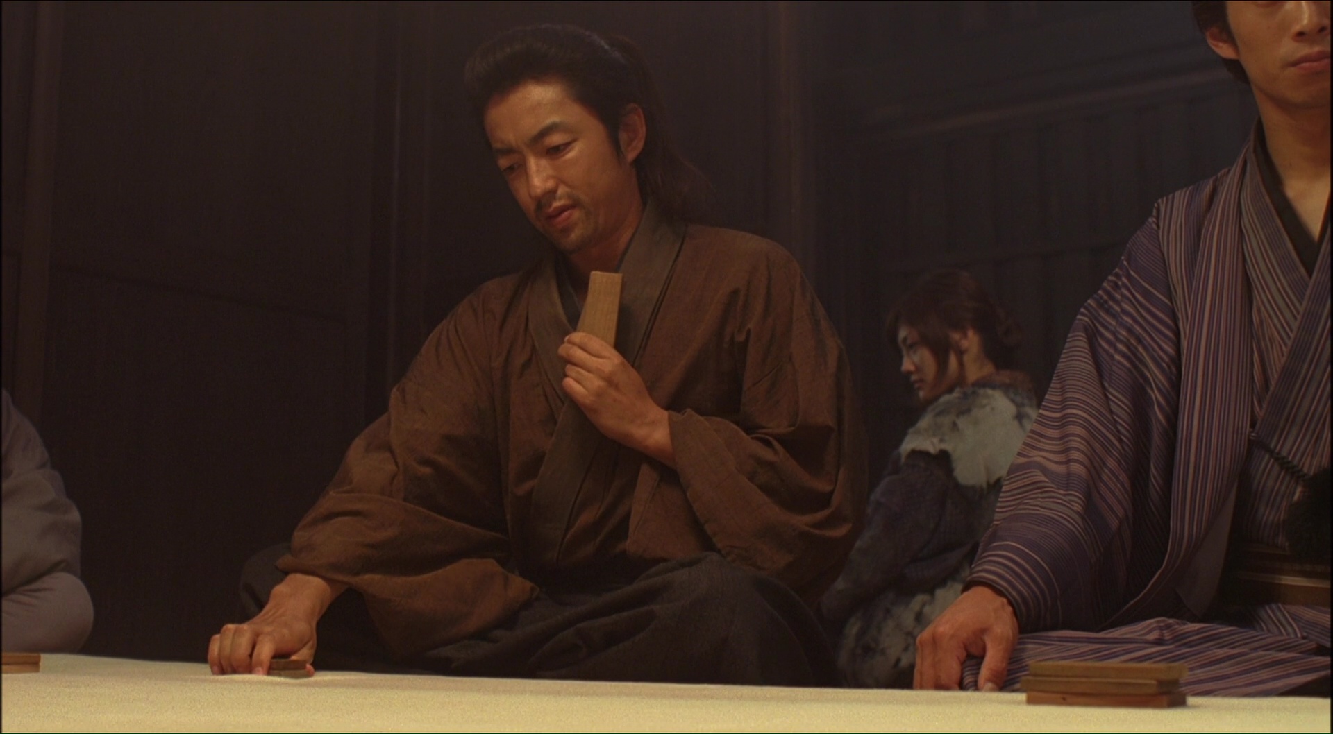 Takao Osawa and Haruka Ayase in Ichi (2008)