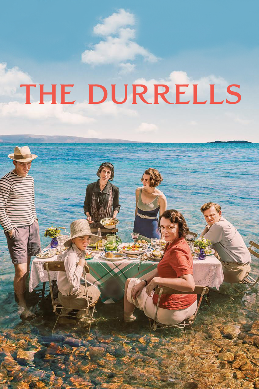 Keeley Hawes, Anna Savva, Josh O'Connor, Milo Parker, Daisy Waterstone, and Callum Woodhouse in The Durrells (2016)