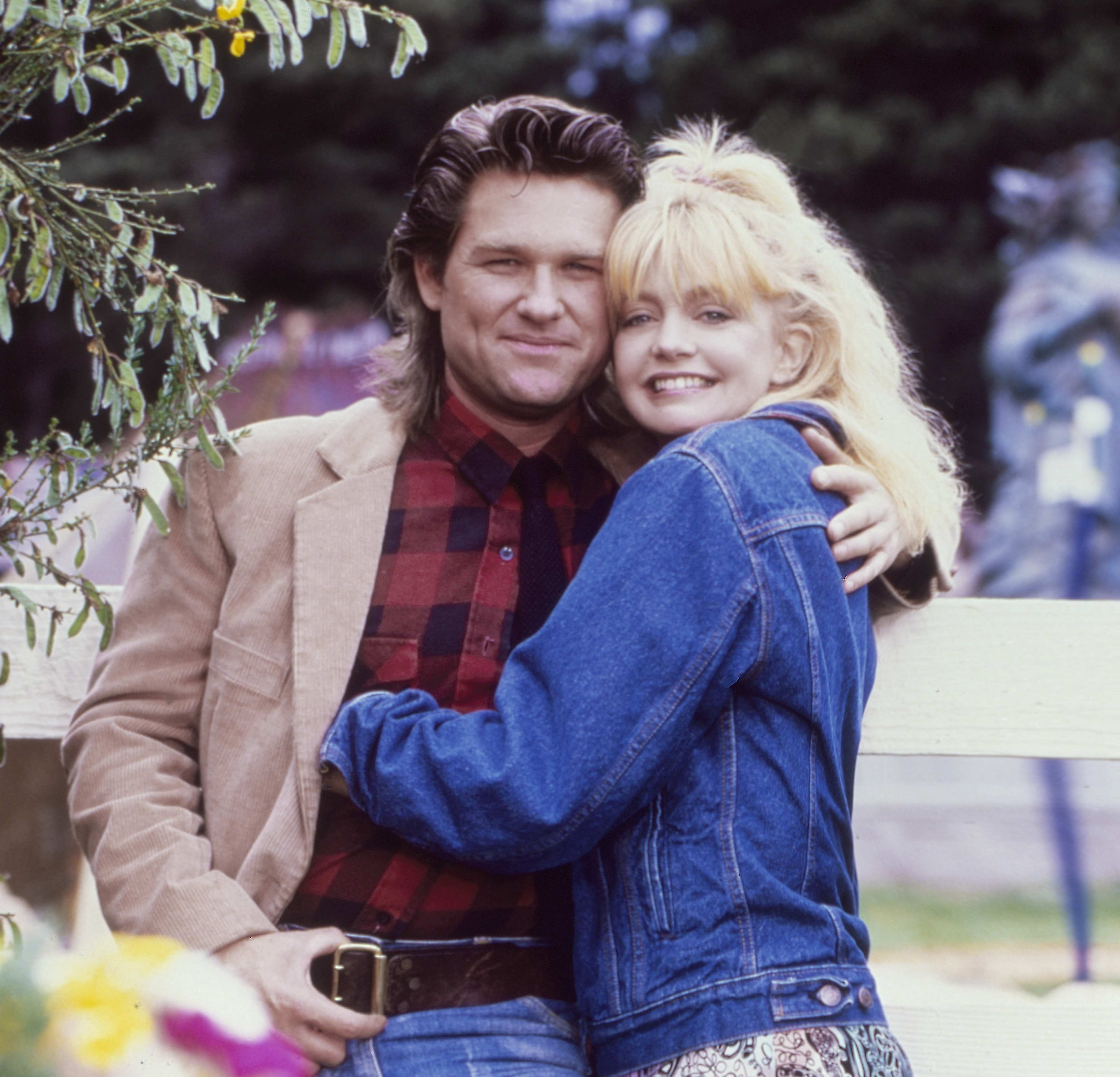 Goldie Hawn and Kurt Russell at an event for Overboard (1987)