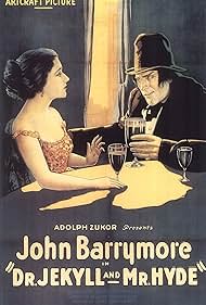 John Barrymore and Nita Naldi in O Médico e o Monstro (1920)