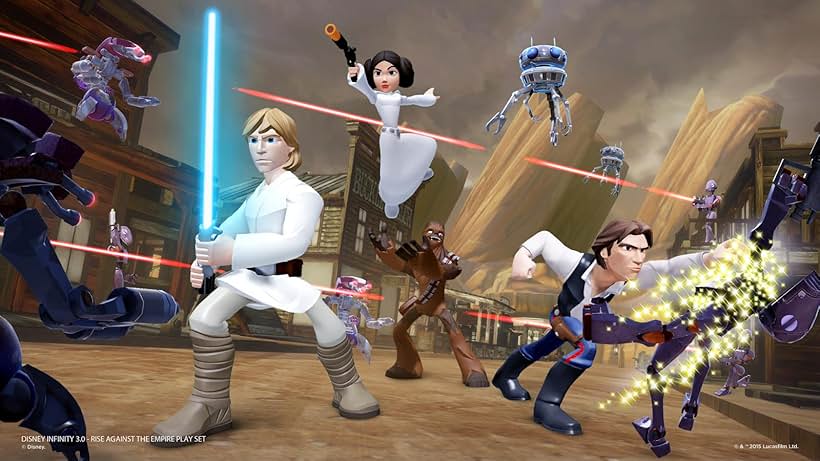 Anna Graves, John Armstrong, and Lloyd Floyd in Disney Infinity 3.0 (2015)