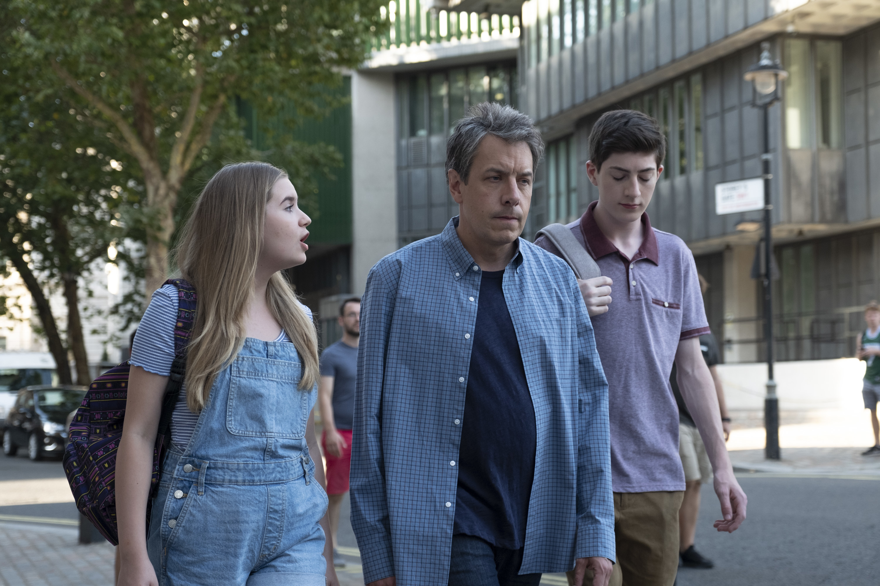 John Ross Bowie, Kyla Kenedy, and Mason Cook in Speechless (2016)