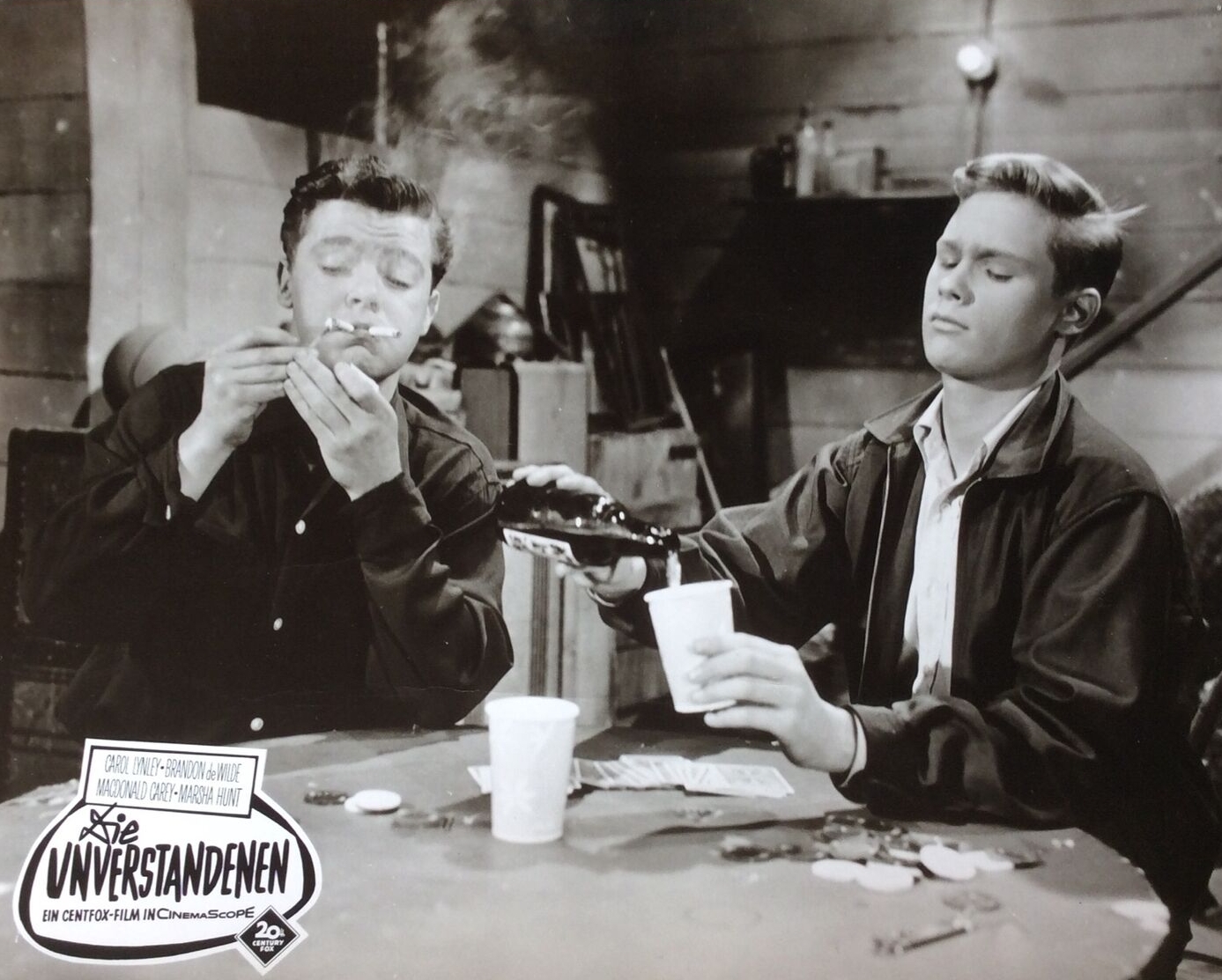 Brandon De Wilde and Warren Berlinger in Blue Denim (1959)