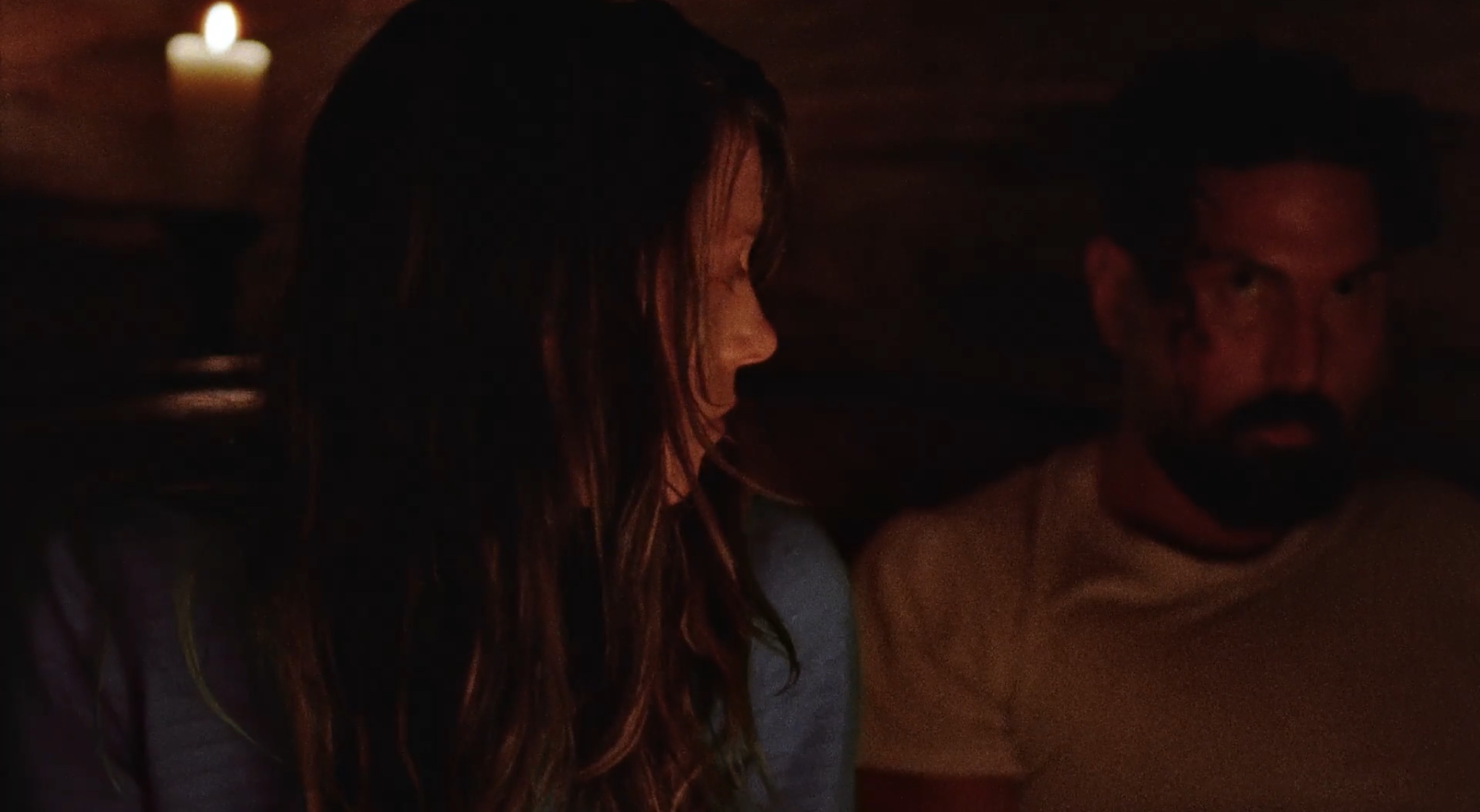 Savannah Welch and Rob Franco in The Transcendents (2018)