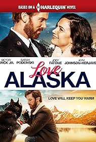 Sarah Podemski, Luna the Dog, and Victor Zinck Jr. in Love Alaska (2019)