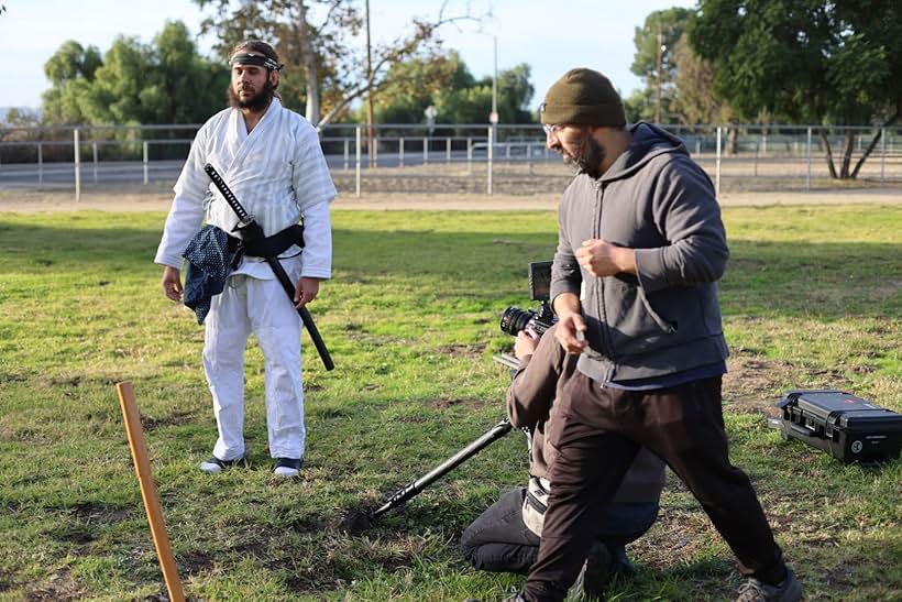 Mario Ricardo Rodriguez, Nick Massey, and Fernando Marrero in Triggered, a Cinematic Superhero Fan-Film (2022)