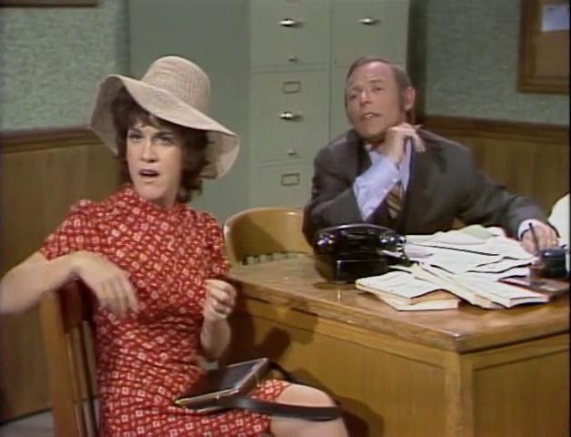 Ruth Buzzi and Larry Hovis in Rowan & Martin's Laugh-In (1967)