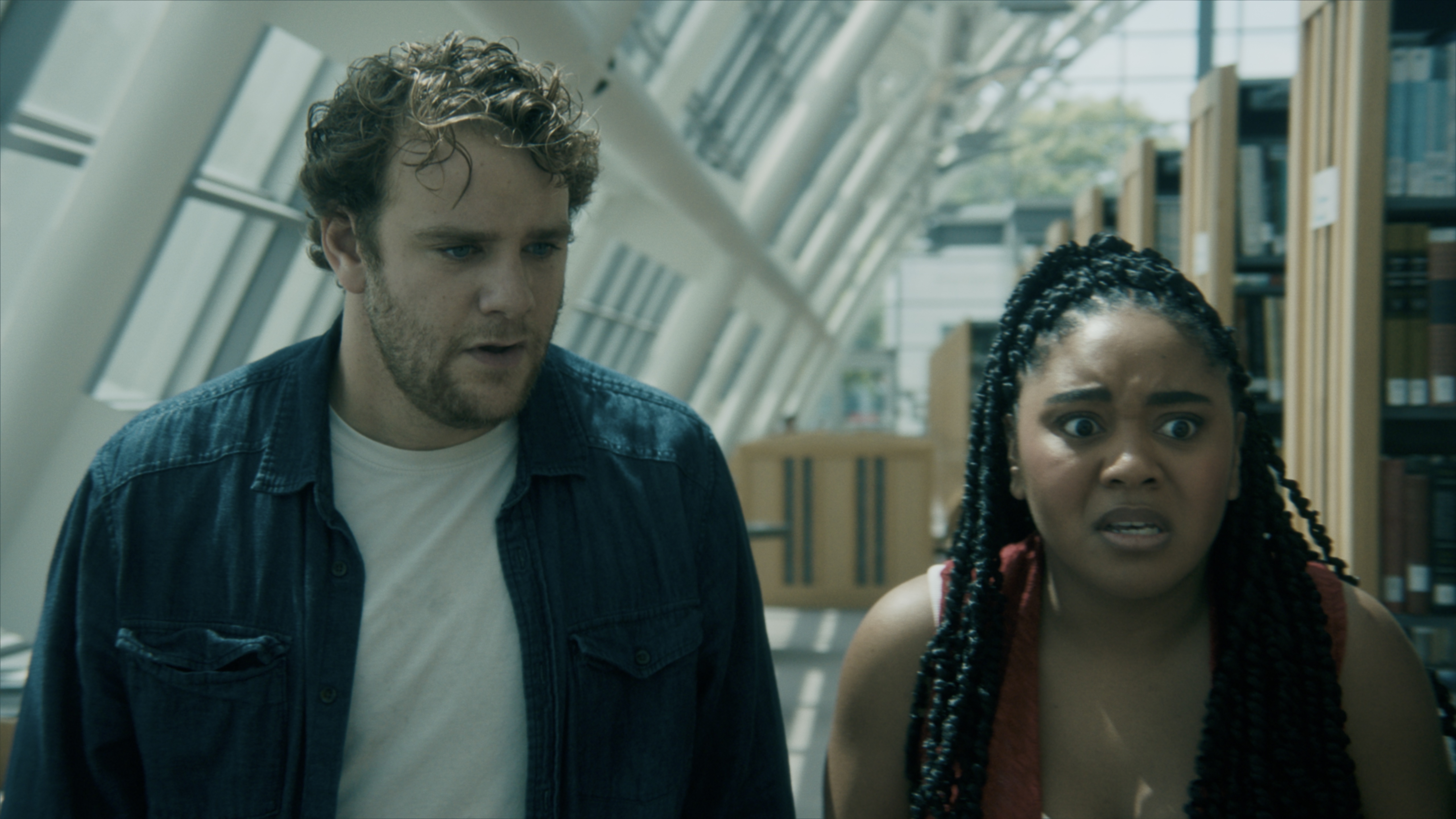 Anjelika Washington and Danny Farber in Thoughts and Prayers (2024)