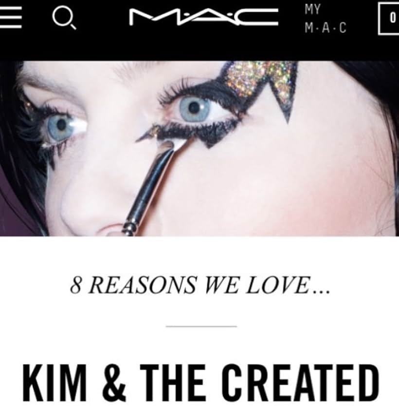 Kim face for MAC Cosmetics