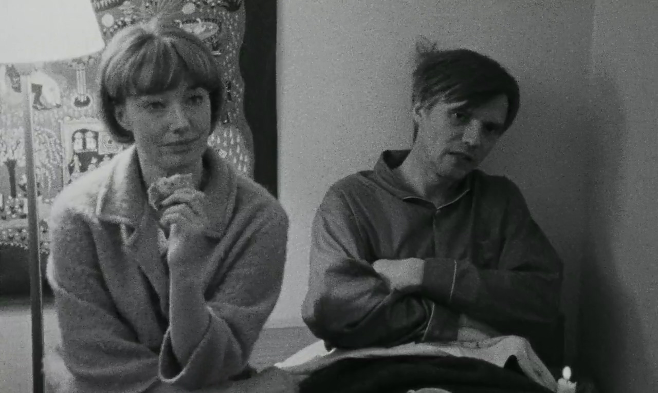 Per Oscarsson and Kerstin Tidelius in Who Saw Him Die? (1968)