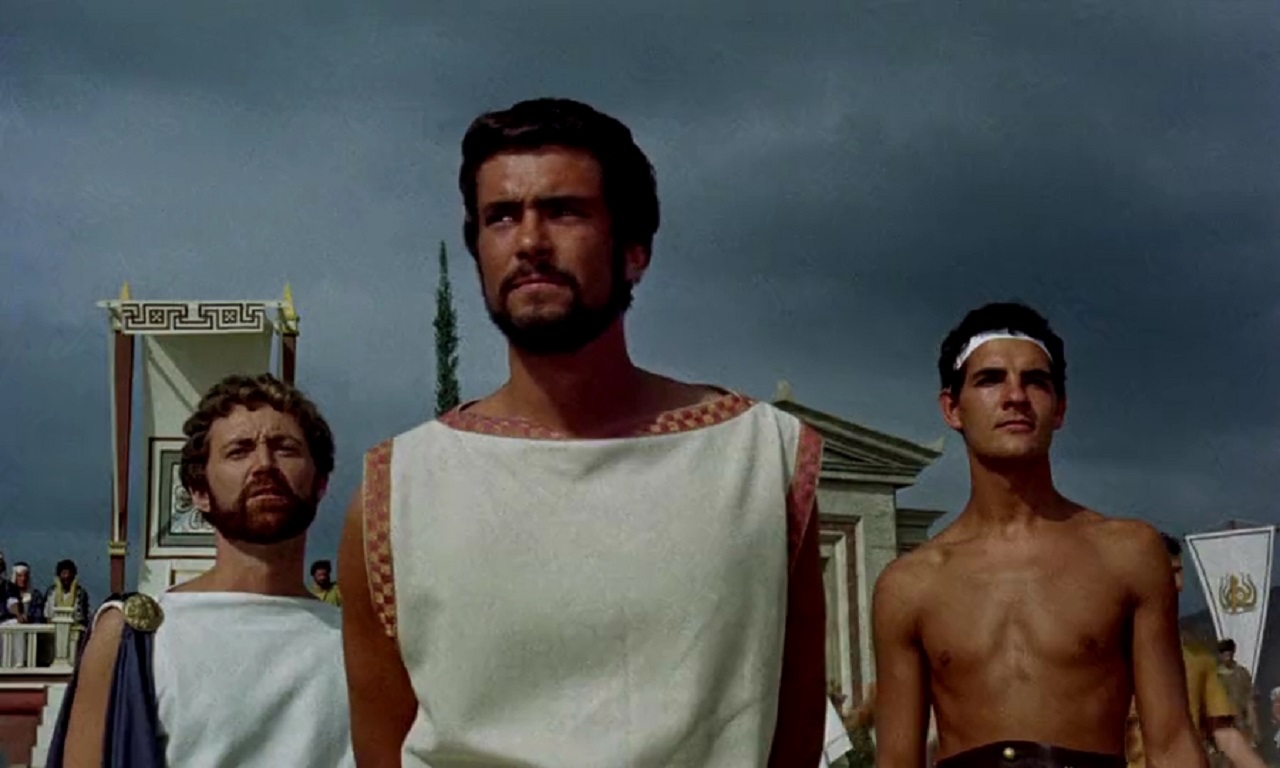 Todd Armstrong and Gary Raymond in Jason and the Argonauts (1963)