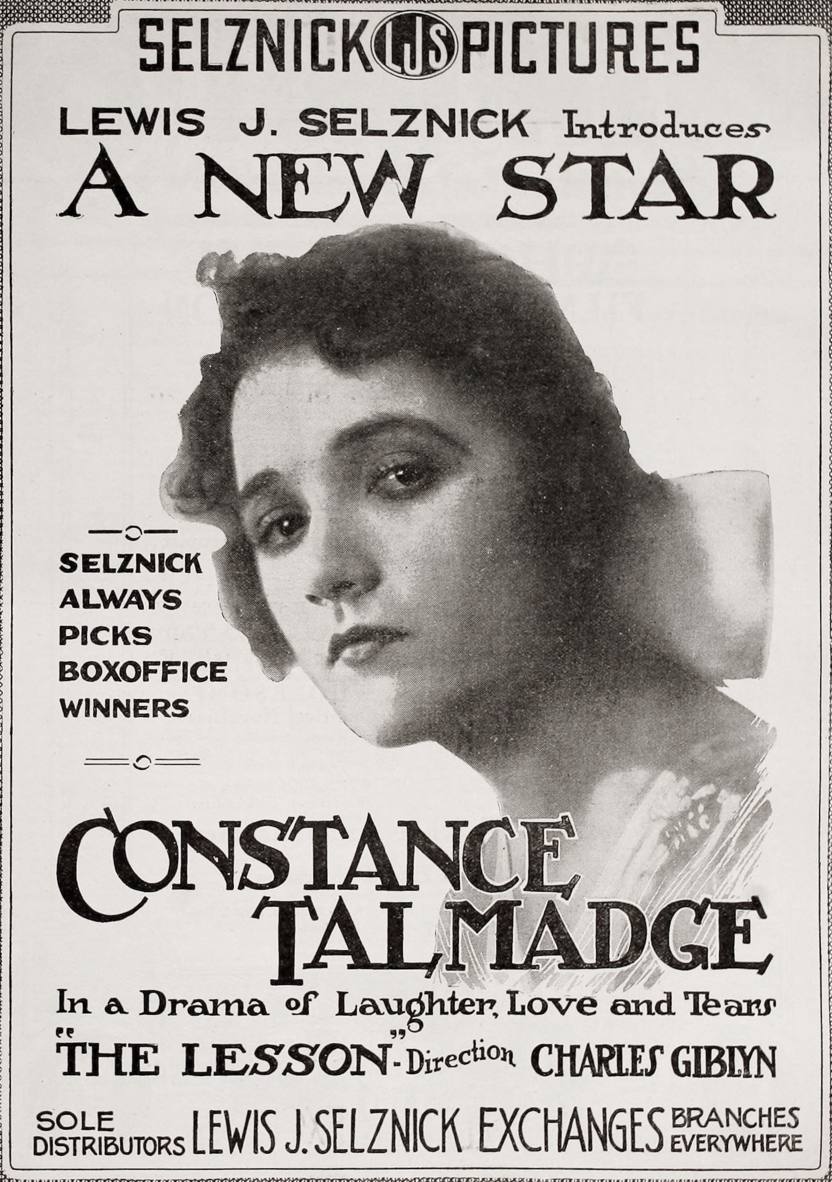 Constance Talmadge in The Lesson (1917)