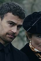 Joely Richardson and Theo James in The Gentlemen (2024)