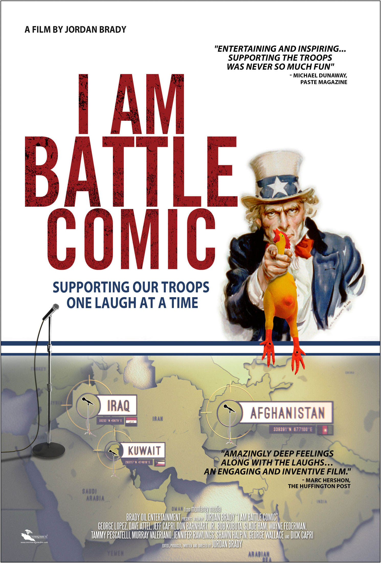 Robin Williams, Bob Hope, Dave Attell, Don Barnhart Jr., Jordan Brady, Dick Capri, Wayne Federman, George Lopez, Tammy Pescatelli, Murray Valeriano, Bob Kubota, Jeff Capri, Jennifer Rawlings, Shawn Halpin, Slade Ham, and Daniel Cook in I Am Battle Comic (2017)