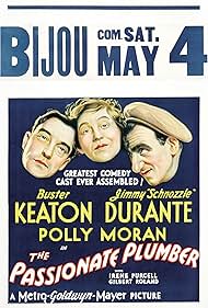 Buster Keaton, Jimmy Durante, and Polly Moran in The Passionate Plumber (1932)