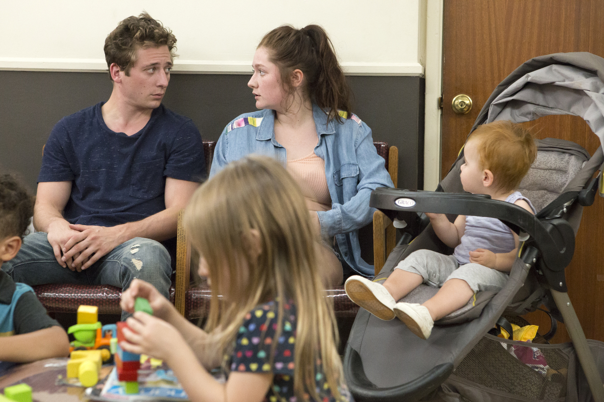 Presley Schrader, Jeremy Allen White, and Emma Kenney in Shameless (2011)