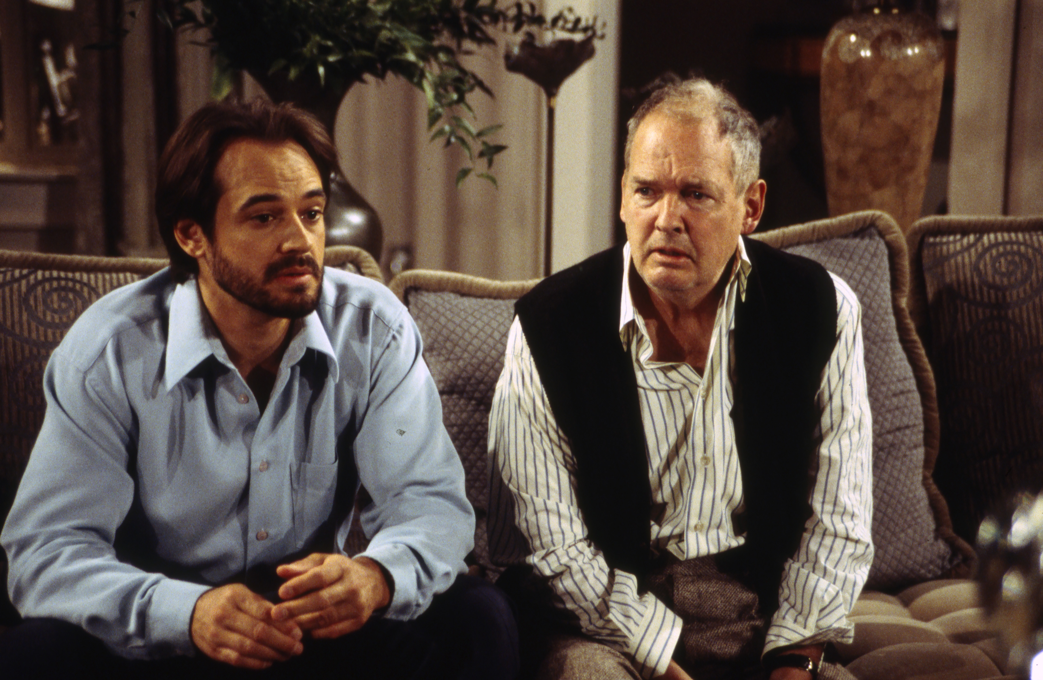 Jon Lindstrom and Nicholas Pryor in Port Charles (1997)