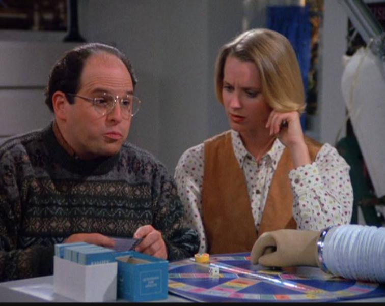 Jason Alexander and Heidi Swedberg in Seinfeld (1989)