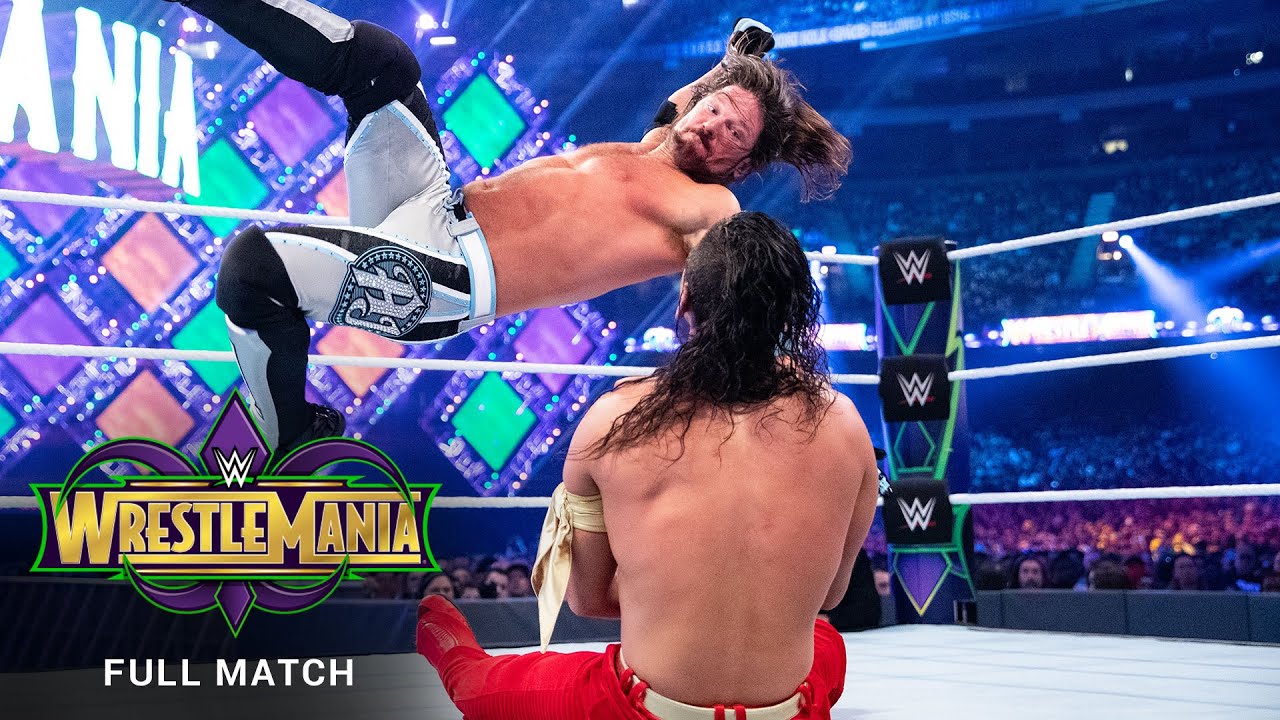 AJ Styles and Shinsuke Nakamura in WrestleMania (2018)