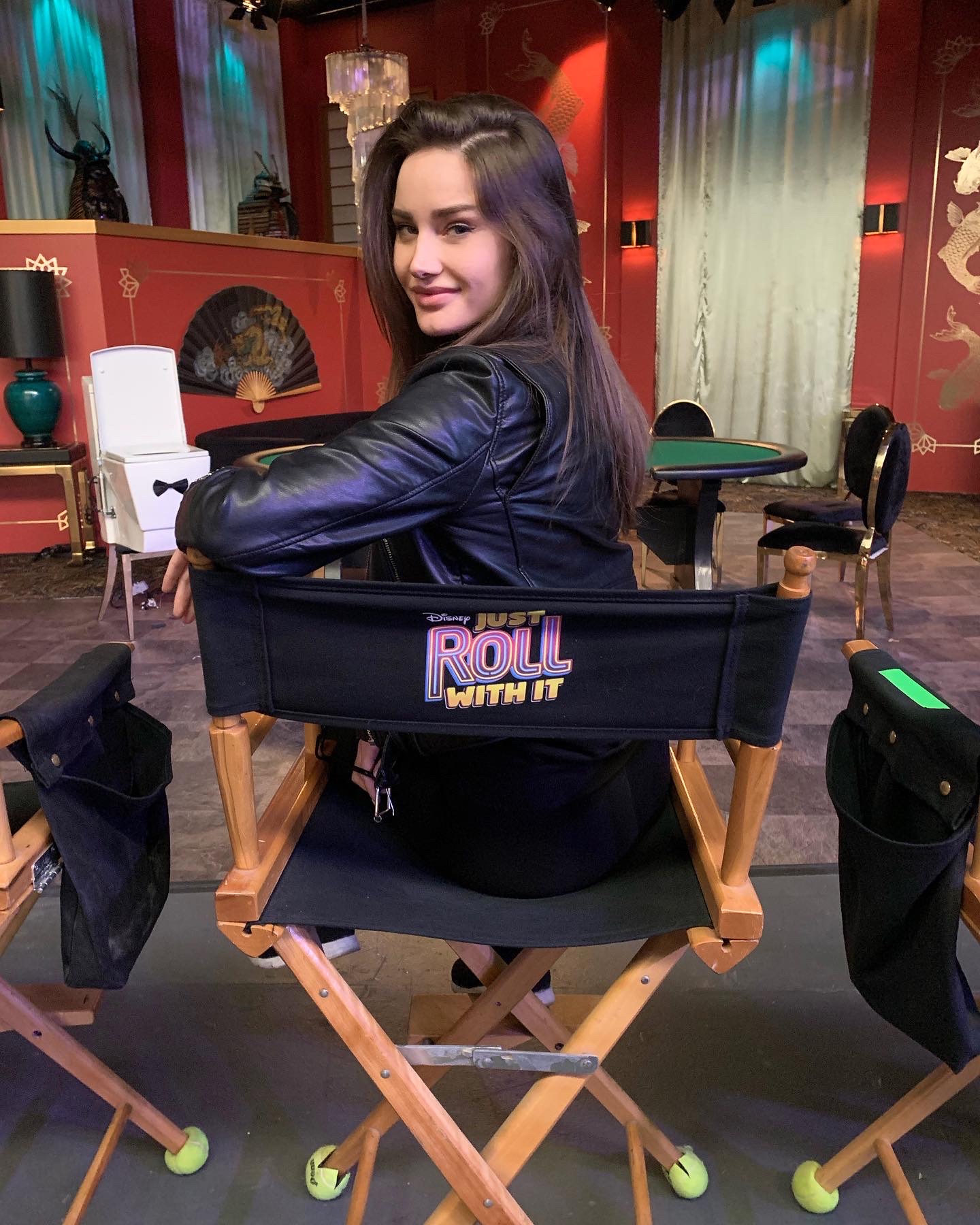 on set of Just Roll With It