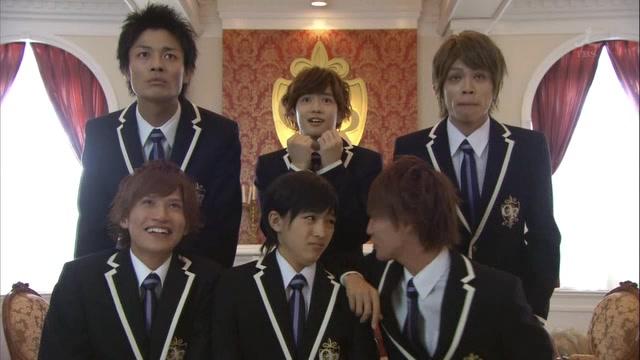 Yûsuke Yamamoto, Manpei Takagi, Haruna Kawaguchi, Masaya Nakamura, Yûdai Chiba, and Shinpei Takagi in Ouran High School Host Club (2011)