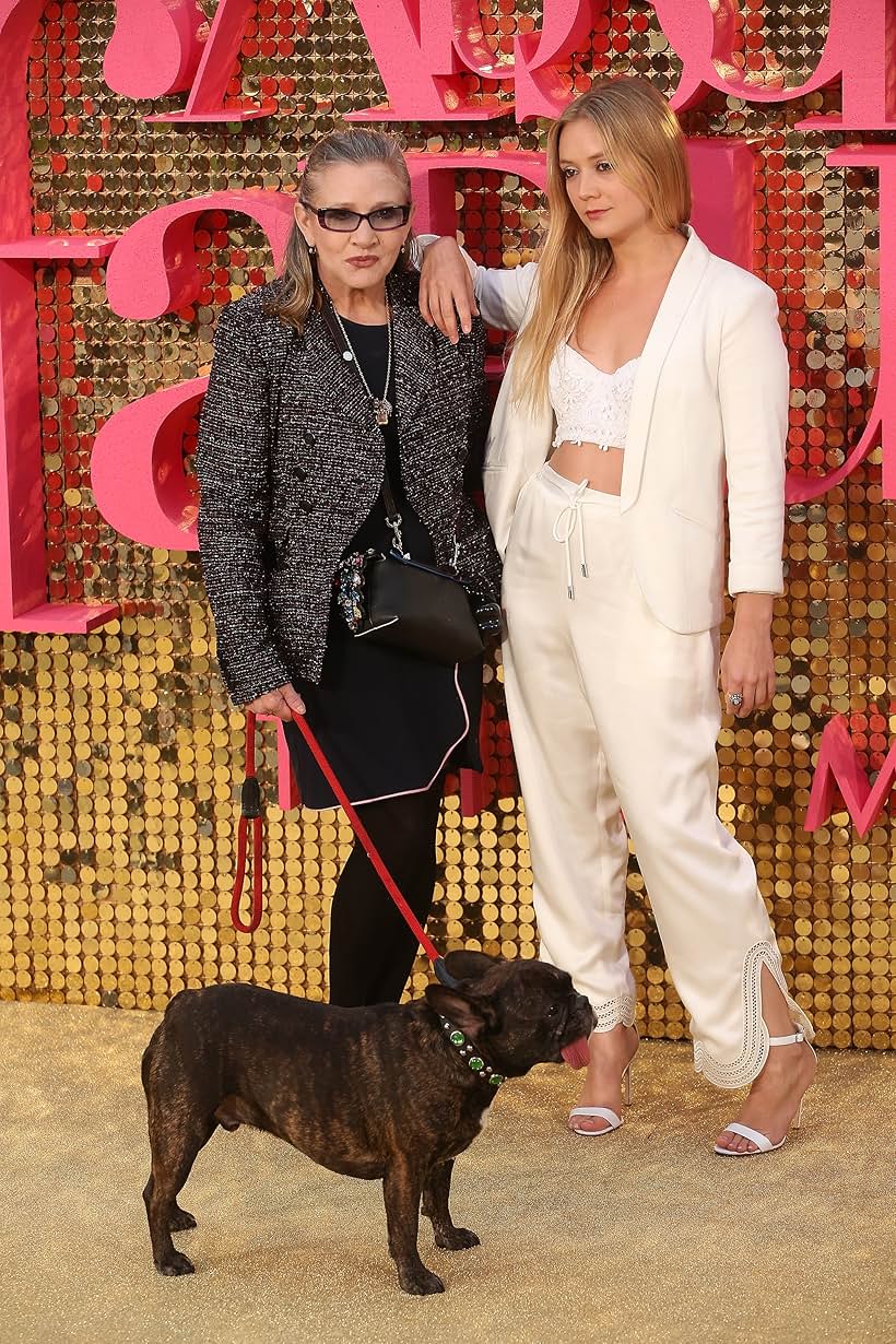 Carrie Fisher and Billie Lourd at an event for Absolutely Fabulous (1992)