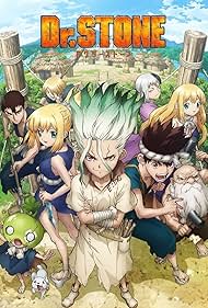 Mugihito, Gen Satô, Aaron Dismuke, Tomoaki Maeno, Kengo Kawanishi, Yûsuke Kobayashi, Manami Numakura, Ayumu Murase, Felecia Angelle, Reina Ueda, and Karin Takahashi in Dr. Stone (2019)