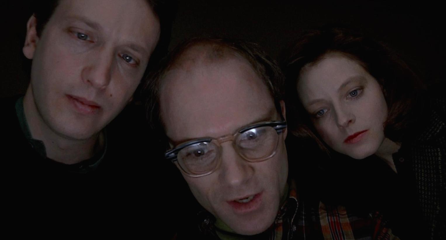 Jodie Foster, Dan Butler, and Paul Lazar in The Silence of the Lambs (1991)