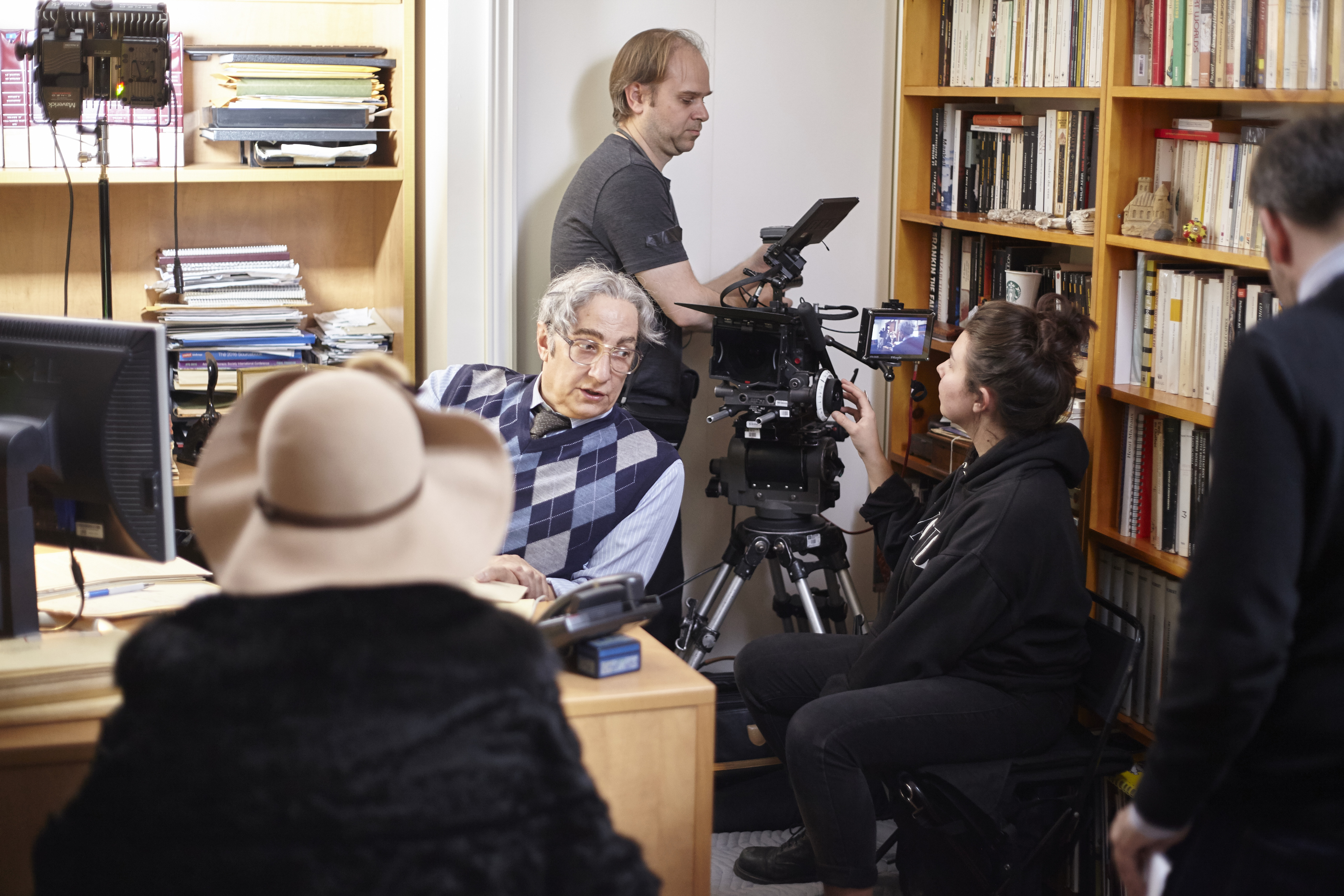 Benoit Beaulieu, Robert Lepage, and Martin Villeneuve in Imelda 2: le notaire (2020)