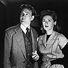 John Mills and Kay Walsh in The October Man (1947)