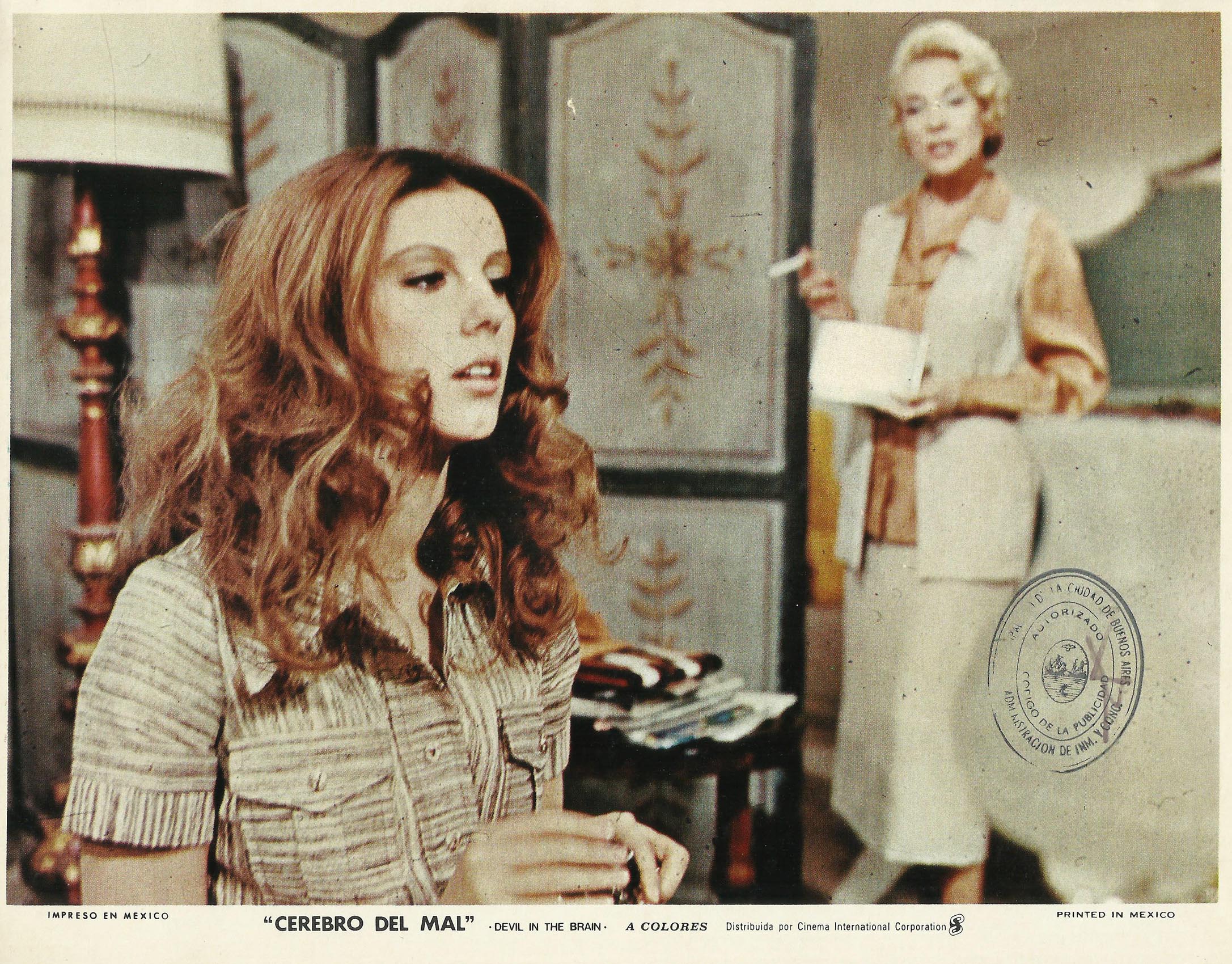 Micheline Presle and Stefania Sandrelli in Devil in the Brain (1972)