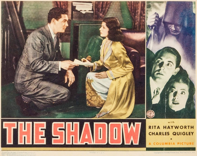 Rita Hayworth and Charles Quigley in The Shadow (1937)