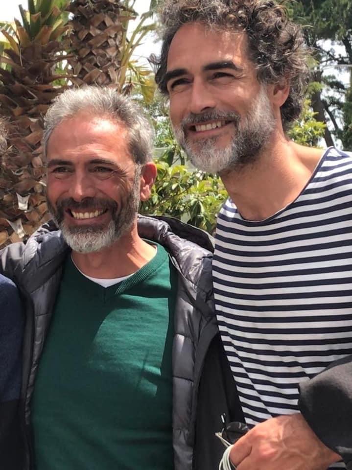 Sergio Sivori and Sergio Múñiz at an event for Alessandra - Un grande amore e niente più (2020)