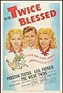 Preston Foster, Lee Wilde, and Lyn Wilde in Twice Blessed (1945)