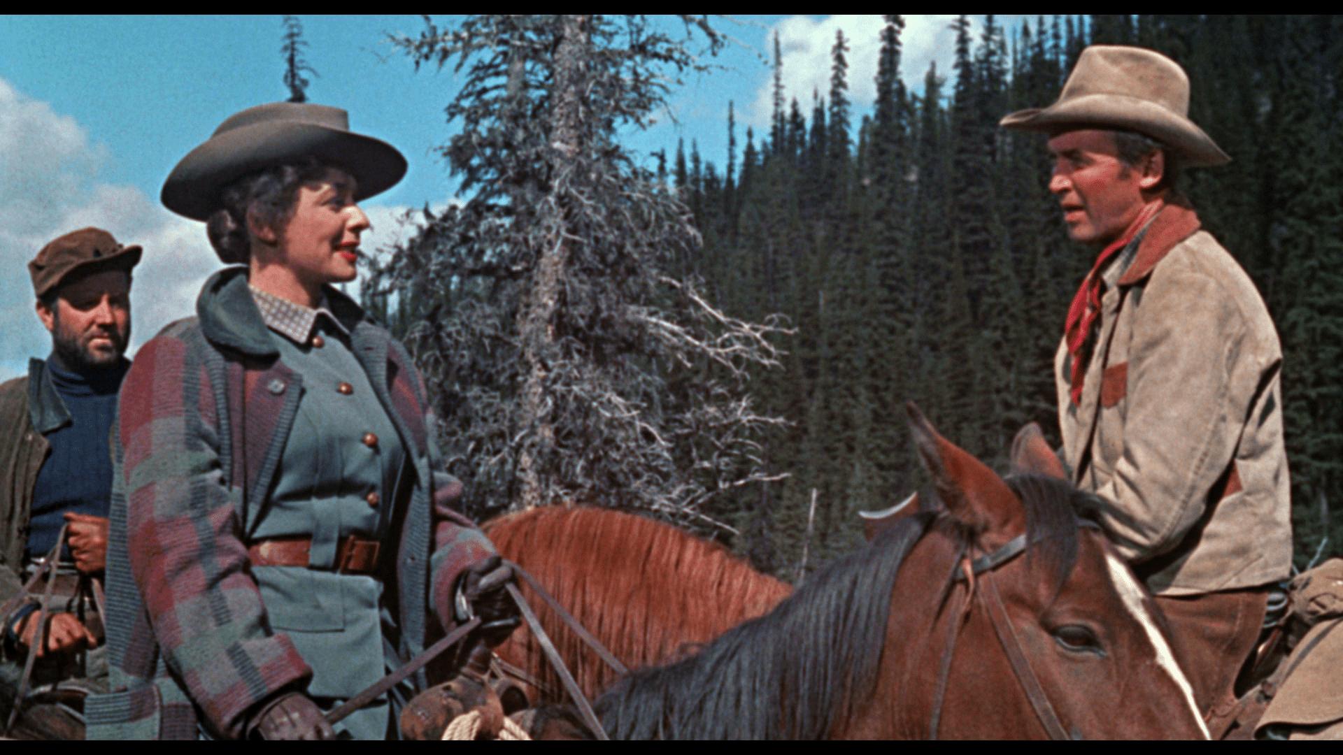 James Stewart, Steve Brodie, and Ruth Roman in The Far Country (1954)