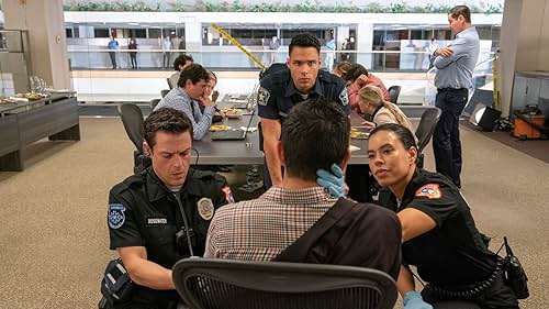 Mark Elias, Brianna Baker, and Rafael L. Silva in 9-1-1: Lone Star (2020)