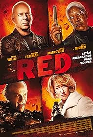 Morgan Freeman, Bruce Willis, John Malkovich, and Helen Mirren in RED (2010)