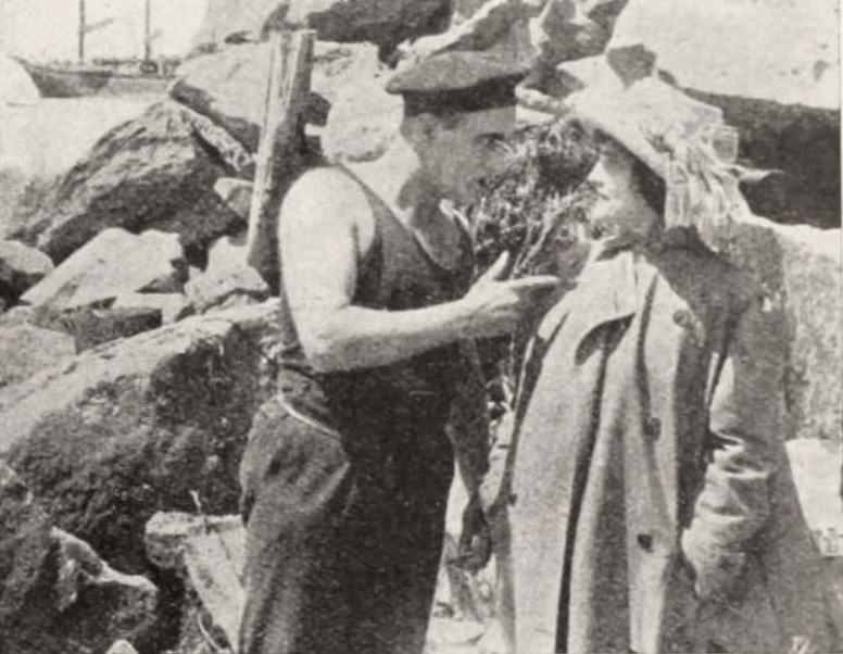 Wilfred Lucas and Claire McDowell in The Primal Call (1911)