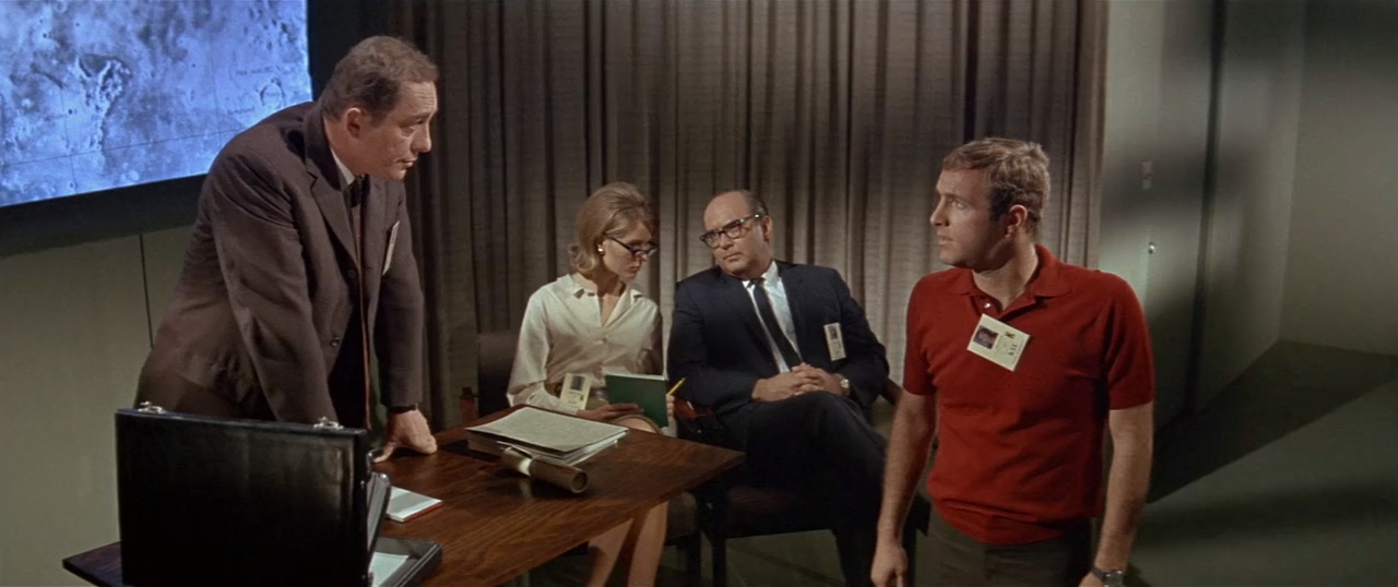 James Caan, Betty Freeman, Stephen Coit, and Steve Ihnat in Countdown (1967)