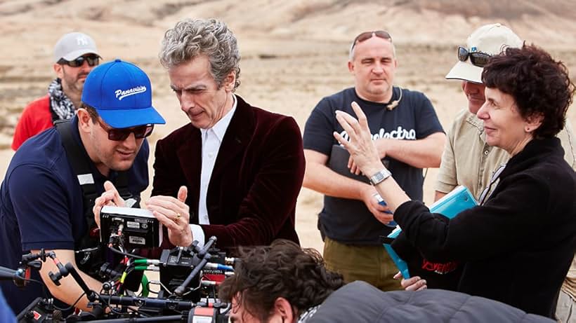 Rachel Talalay and Peter Capaldi in Doctor Who (2005)