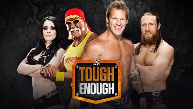 Hulk Hogan, Chris Jericho, Bryan Danielson, and Saraya-Jade Bevis in WWE Tough Enough (2001)