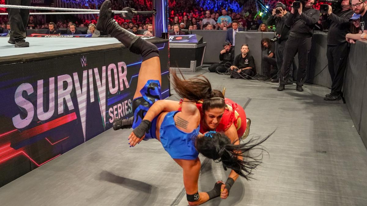 Pamela Martinez and Daria Berenato in WWE Survivor Series (2018)