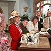 Trevor Bannister, Arthur Brough, John Inman, Wendy Richard, Andrew Sachs, Nicholas Smith, Mollie Sugden, and Frank Thornton in Are You Being Served? (1977)