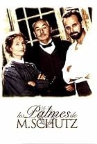 Isabelle Huppert, Charles Berling, and Philippe Noiret in Les palmes de M. Schutz (1997)