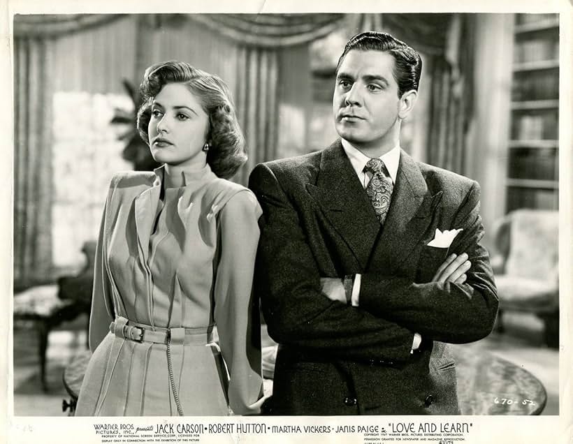 Craig Stevens and Martha Vickers in Love and Learn (1947)