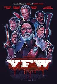 George Wendt, Stephen Lang, Fred Williamson, William Sadler, Martin Kove, David Patrick Kelly, Sierra McCormick, and Tom Williamson in VFW (2019)