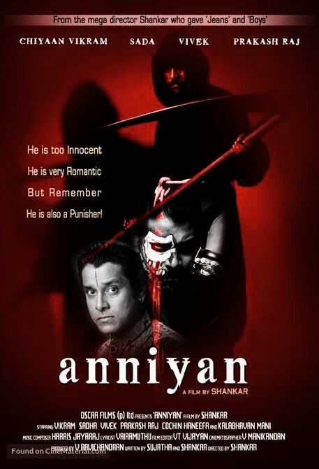 Vikram in Anniyan (2005)